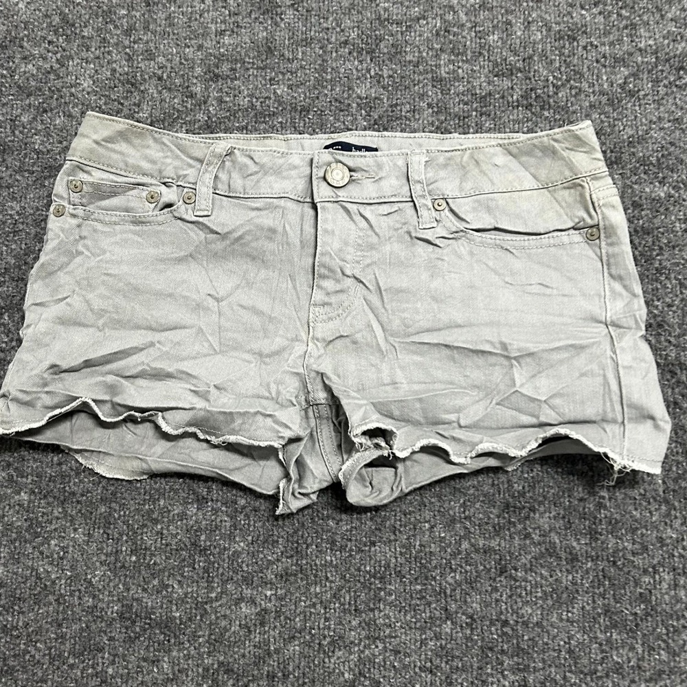 Gap Shorts Womens Size 4 Gray Hadley Denim Stretch Raw Hem Casual Summer